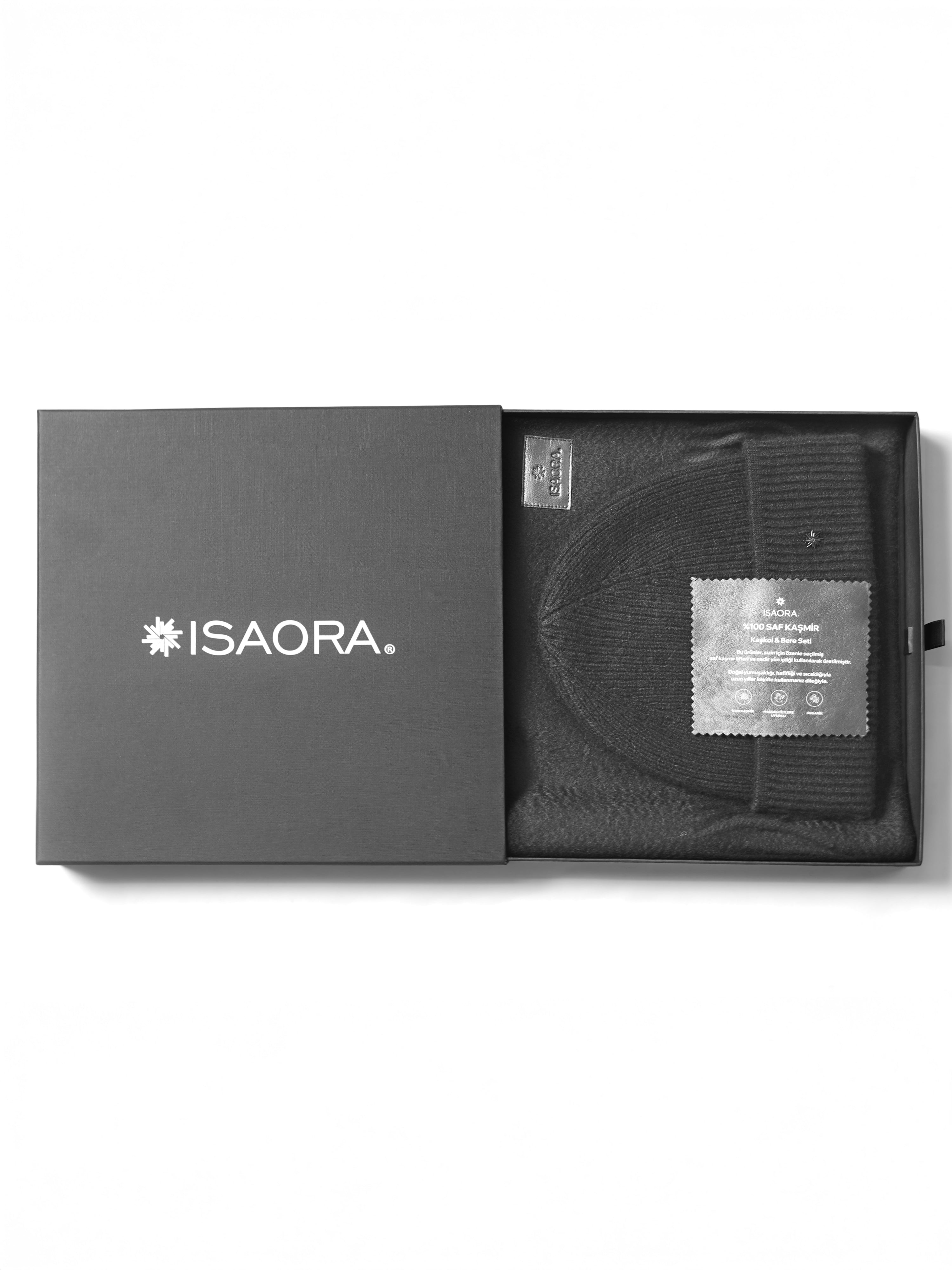 %100 KAŞMİR BERE & KAŞKOL SET