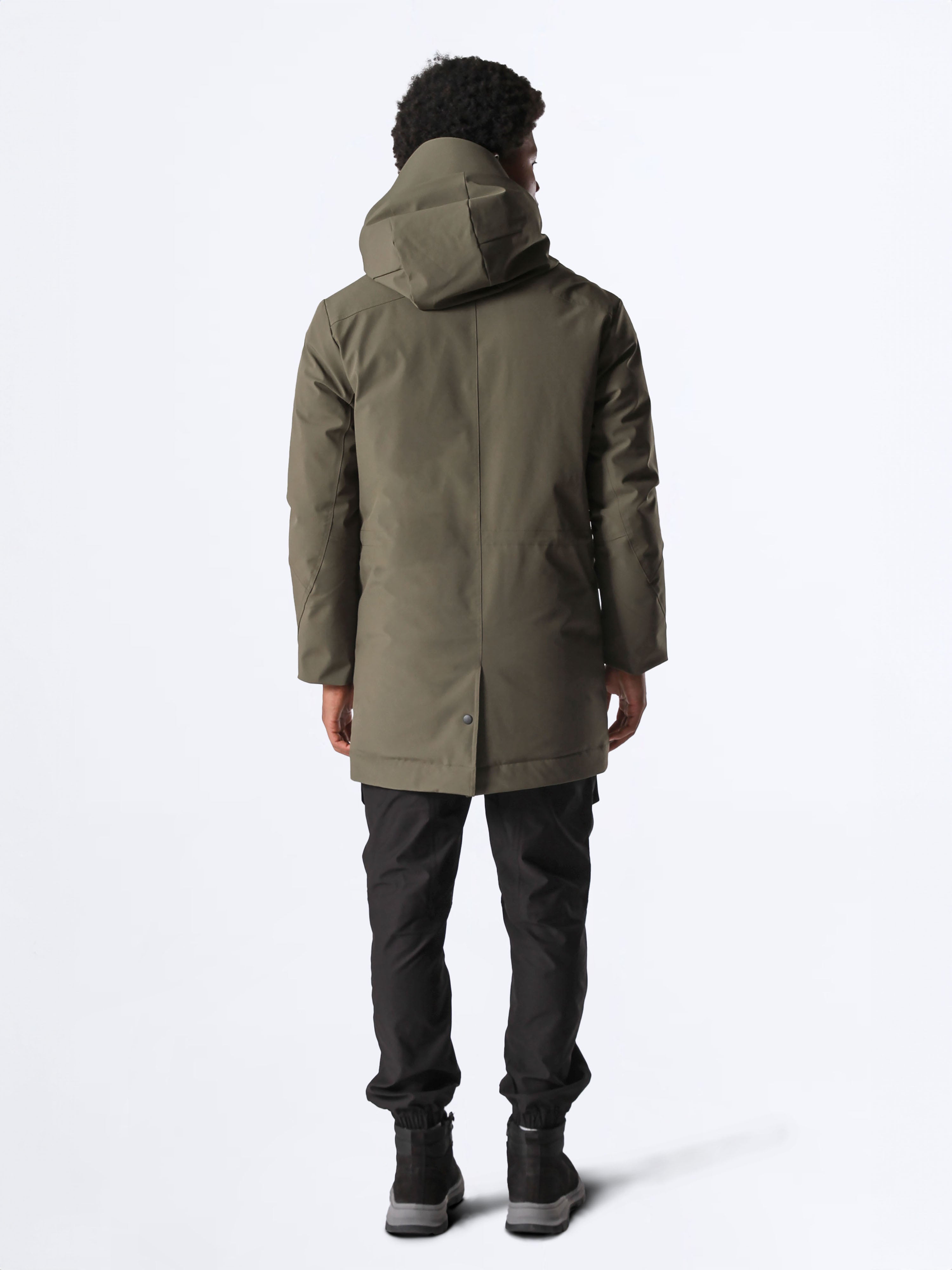 Erkek Kaz Tüyü Parka Down Storm - Su Geçirmez Kış Montu | ISAORA